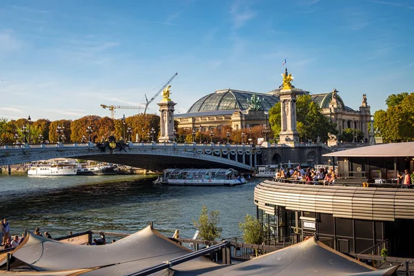 Grand Palais Pont Alexandre Iii Paris França — Fotografia de Stock