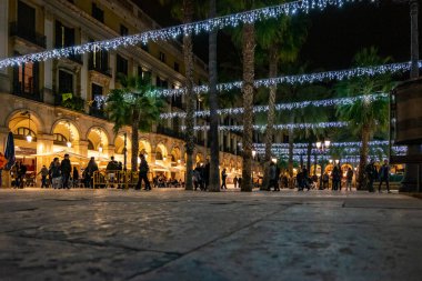 Plaza Real (Royal Place) Barcelona, Katalonya, İspanya