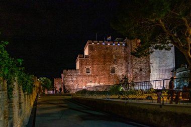 Castelldefes Kalesi Barselona, Katalonya, İspanya