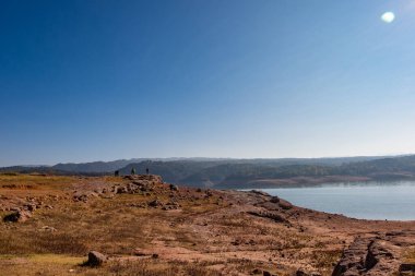 Sau rezervuarındaki bataklık, Katalonya, İspanya