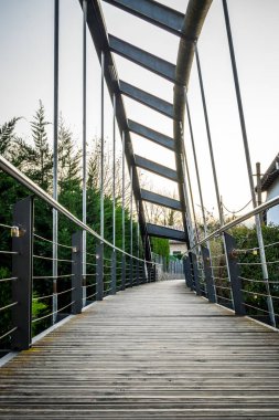 Gerona, İspanya 'daki antik ortaçağ kasabası Camprodon