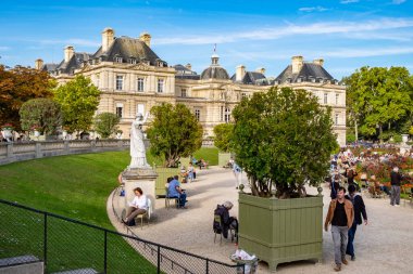Le Jardin du Lüksemburg, Paris, Fransa.