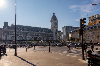 Paris, Fransa 'daki Gare de Lyon İstasyonu.