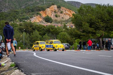 600. koltuk, 60. saat basımı uluslararası klasik araba rallye Barcelona Sitges