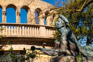 Montserrat Manastırı Barselona, Katalonya 'da dağda