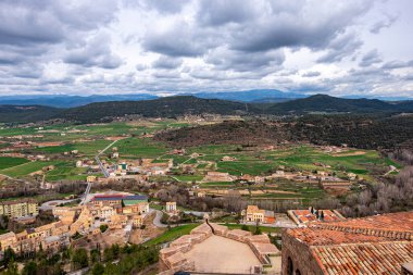 Barselona, Katalonya 'daki Cardona Tarihi Kalesi