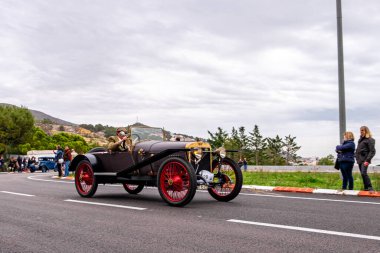 Mart 2018: Hispano Suiza, 60 Th sürümü uluslararası klasik araba rallye Barcelona Sitges