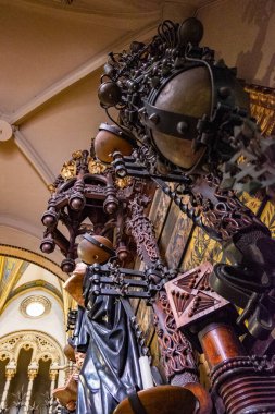 Montserrat Manastırı Barselona, Katalonya 'da dağda