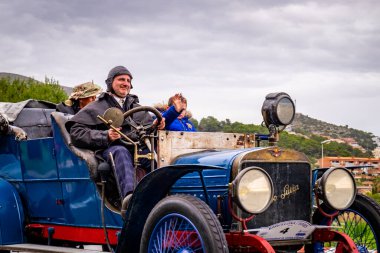 Mart 2018: Hispano Suiza, 60 Th sürümü uluslararası klasik araba rallye Barcelona Sitges