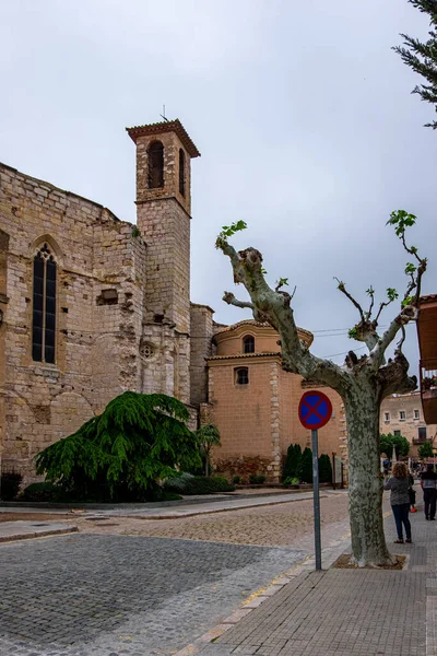 Tarragona Daki Montblanc Köyü Katalonya Spanya — Stok fotoğraf