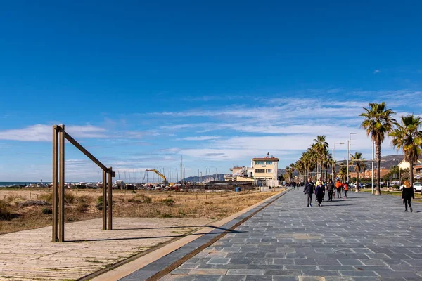 Pláž Castelldefels Barceloně Katalánsko Španělsko — Stock fotografie