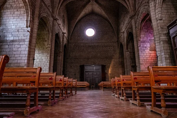 Lombard Romansk Kyrka Cardona Barcelona Katalonien — Stockfoto