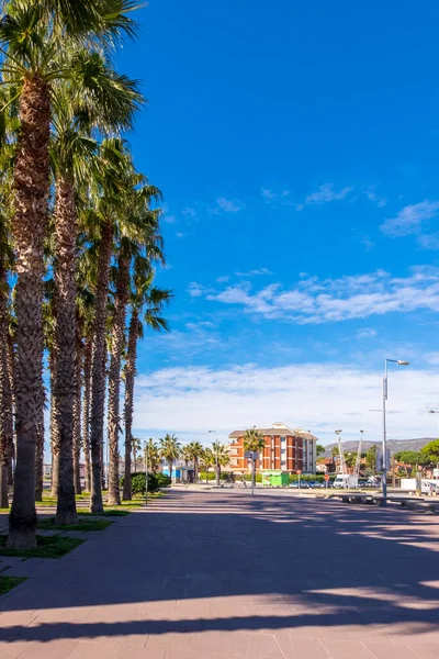 Spiaggia Castelldefels Barcellona Catalogna Spagna — Foto Stock