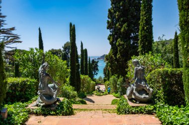 Lloret de mar 'daki Santa Clotilde Bahçeleri, Katalonya, İspanya