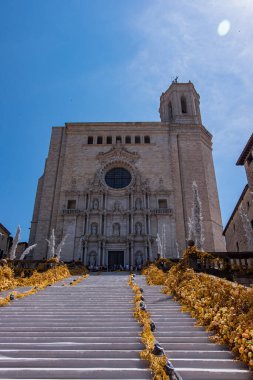 Temps de un, Girona, Katalonya, İspanya 'da çiçek festivali