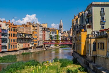 Temps de un, Girona, Katalonya, İspanya 'da çiçek festivali