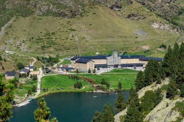 Vall de Nuria Katalan Pireneleri, İspanya.