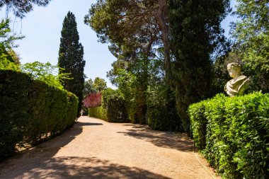 Lloret de mar 'daki Santa Clotilde Bahçeleri, Katalonya, İspanya
