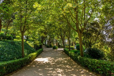 Lloret de mar 'daki Santa Clotilde Bahçeleri, Katalonya, İspanya