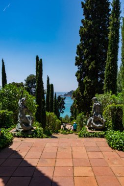 Lloret de mar 'daki Santa Clotilde Bahçeleri, Katalonya, İspanya