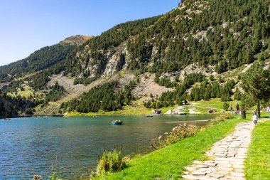 Vall de Nuria Katalan Pireneleri, İspanya.