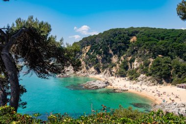 Lloret de mar 'daki Santa Clotilde Bahçeleri, Katalonya, İspanya