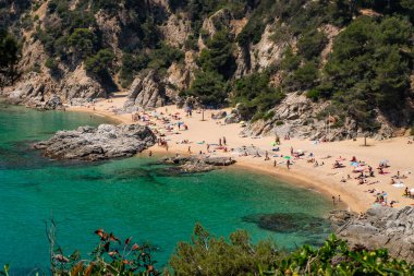 Lloret de mar 'daki Santa Clotilde Bahçeleri, Katalonya, İspanya