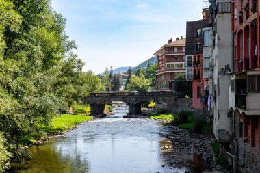 Katalonya 'nın Ripoll kasabası, İspanya