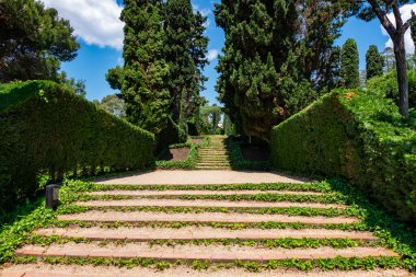 Lloret de mar 'daki Santa Clotilde Bahçeleri, Katalonya, İspanya