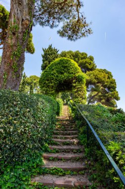 Lloret de mar 'daki Santa Clotilde Bahçeleri, Katalonya, İspanya
