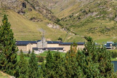Vall de Nuria Katalan Pireneleri, İspanya.
