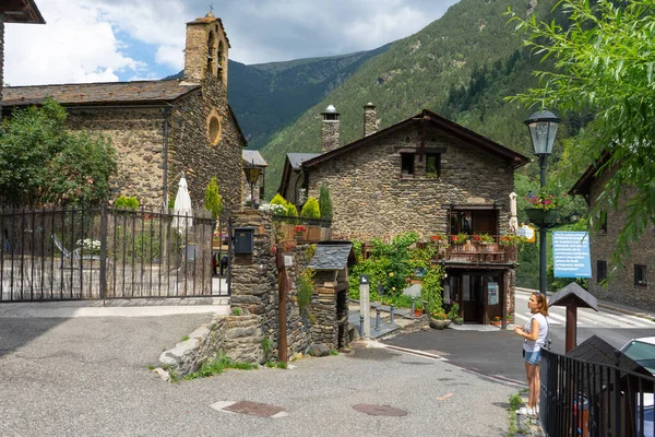 Sant Sernide Llorts Antiga Aldeia Andorra — Fotografia de Stock