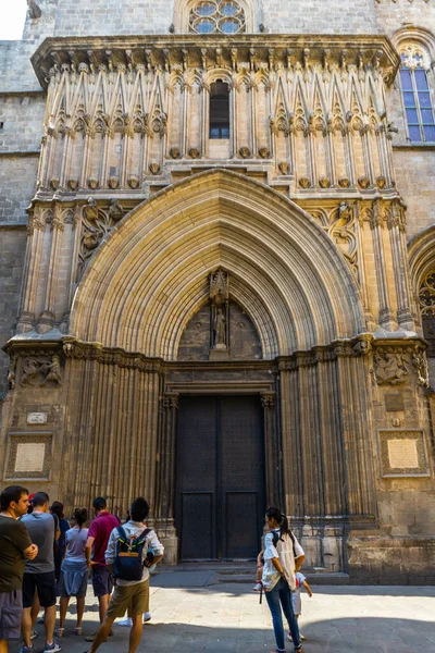 スペインカタルーニャ州ゴシック地区のバルセロナ大聖堂 — ストック写真
