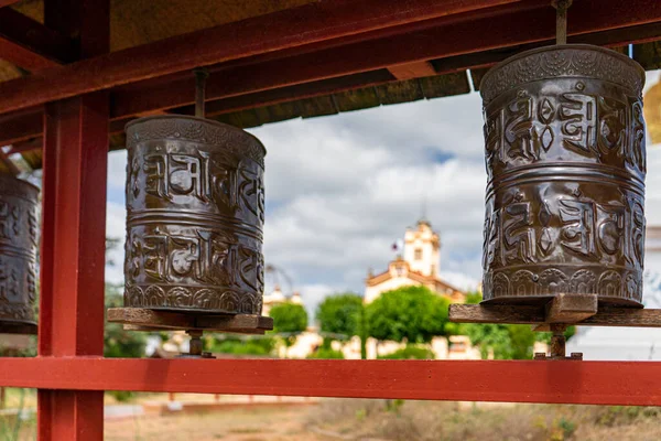 Palau Novella Buddha Tempel Garraf Katalonien Spanien — Stockfoto