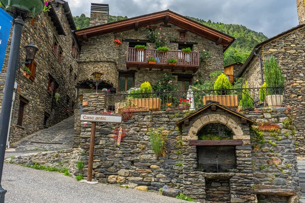 Sant Sernide Llorts Andorra Daki Eski Köy — Stok fotoğraf