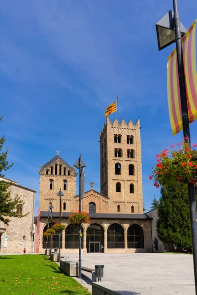 Mosteiro Santa Maria Ripoll Catalunha Espanha — Fotografia de Stock