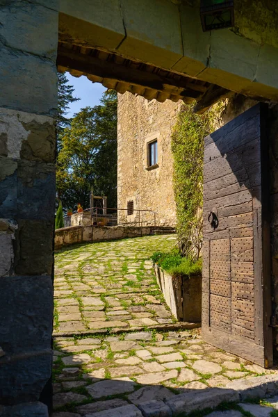 Castillo Montesquiu Ripoll Cataluña España — Foto de Stock