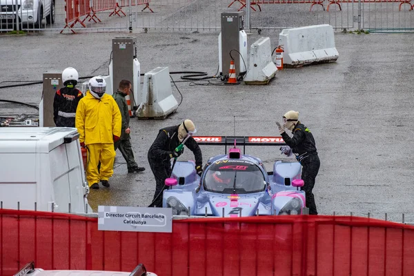 Gara Endurance Sul Circuito Barcellona Catalogna — Foto Stock