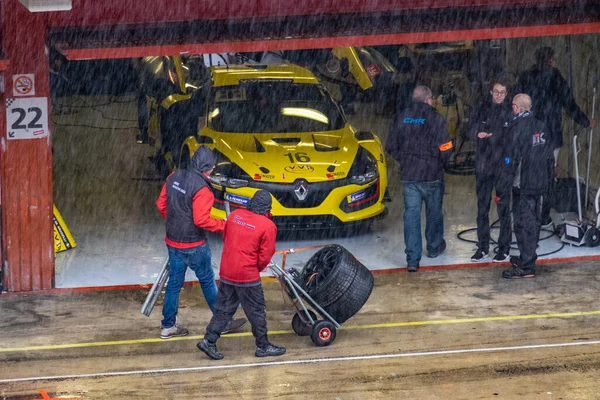 Renault Endurance Sul Circuito Barcellona Catalogna — Foto Stock