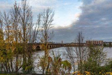 Bordeaux, Fransa 'da Pont de Pierre.