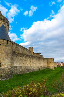 Fransa Ortaçağ Carcassonne Şehir müstahkem