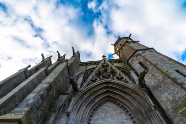 Fransa 'daki Carcassonne Ortaçağ Katedrali