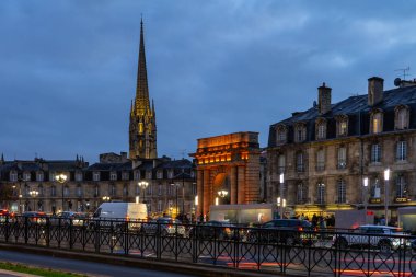 Bordeaux, Fransa 'da Porte de Bourgogne.