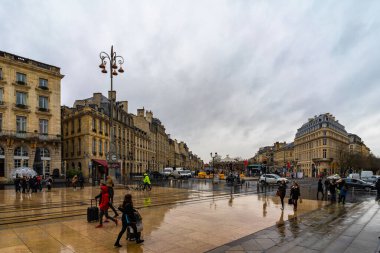 Place de la Comedie, Bordeaux, Fransa.