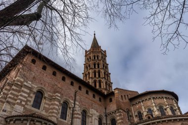 Fransa 'daki Basilique Saint-Sernin de Toulouse.