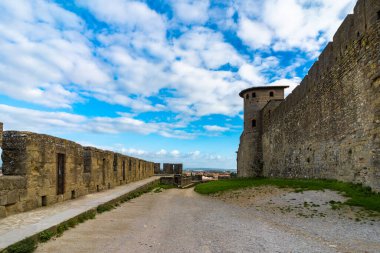 Fransa Ortaçağ Carcassonne Şehir müstahkem