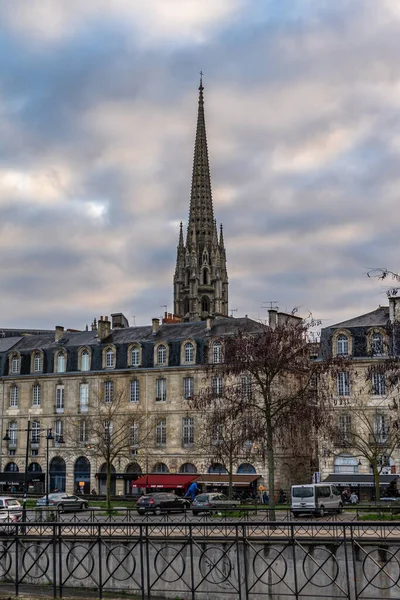 Bordeaux Şehrinde Sokak Manzarası Fransa — Stok fotoğraf