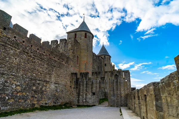 Fortificata Città Medievale Carcassonne Francia — Foto Stock