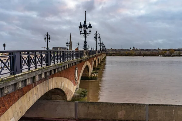 Pont Pierre Bordeaux Frankrike — Stockfoto