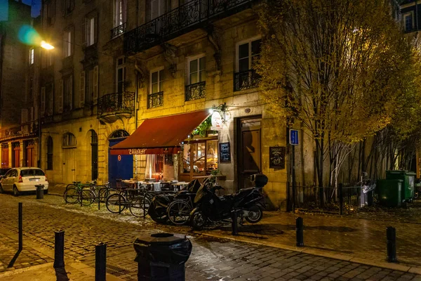 Pohled Ulici Městě Bordeaux Francie — Stock fotografie